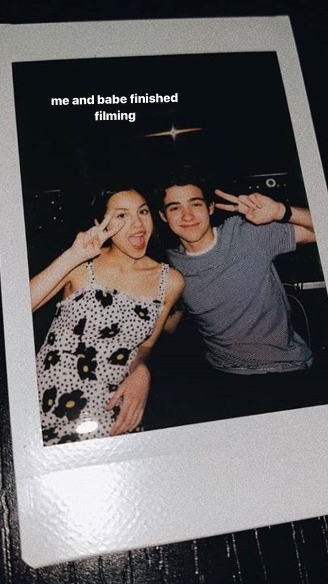 "Я и малыш закончили съёмки"