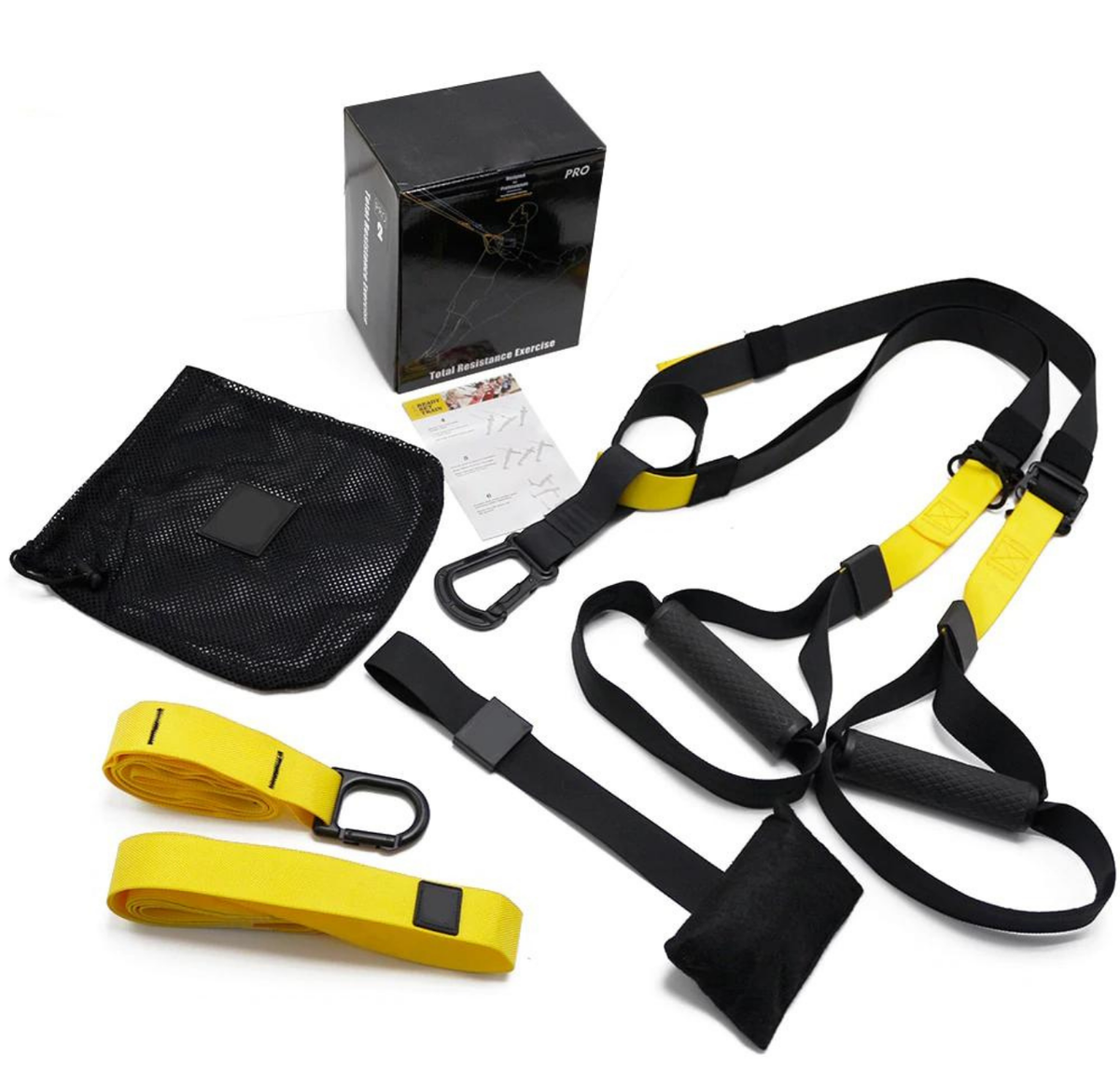 Тренировочные петли — это полноценный тренажерный зал в одном компактном устройстве, весом менее 1 кг. Многофункциональность и доказанная эффективность позволяют выполнять с помощью тренажера более 100 видов упражнений, задействуя все группы мышц. Тренировочные петли подходят абсолютно всем благодаря способности менять величину нагрузки. Вы самостоятельно регулируете ее степень в пределах 5-100% от веса тела. Тренажер не нагружает позвоночник, благодаря отсутствию вертикальной осевой нагрузки. Петли универсальны, их можно использовать дома, на улице, в спортзале, брать с собой в командировку и не мучиться угрызениями совести за пропущенную тренировку. С тренировочными петлями тренажерный зал будет доступен вам в любом месте 24/7.
