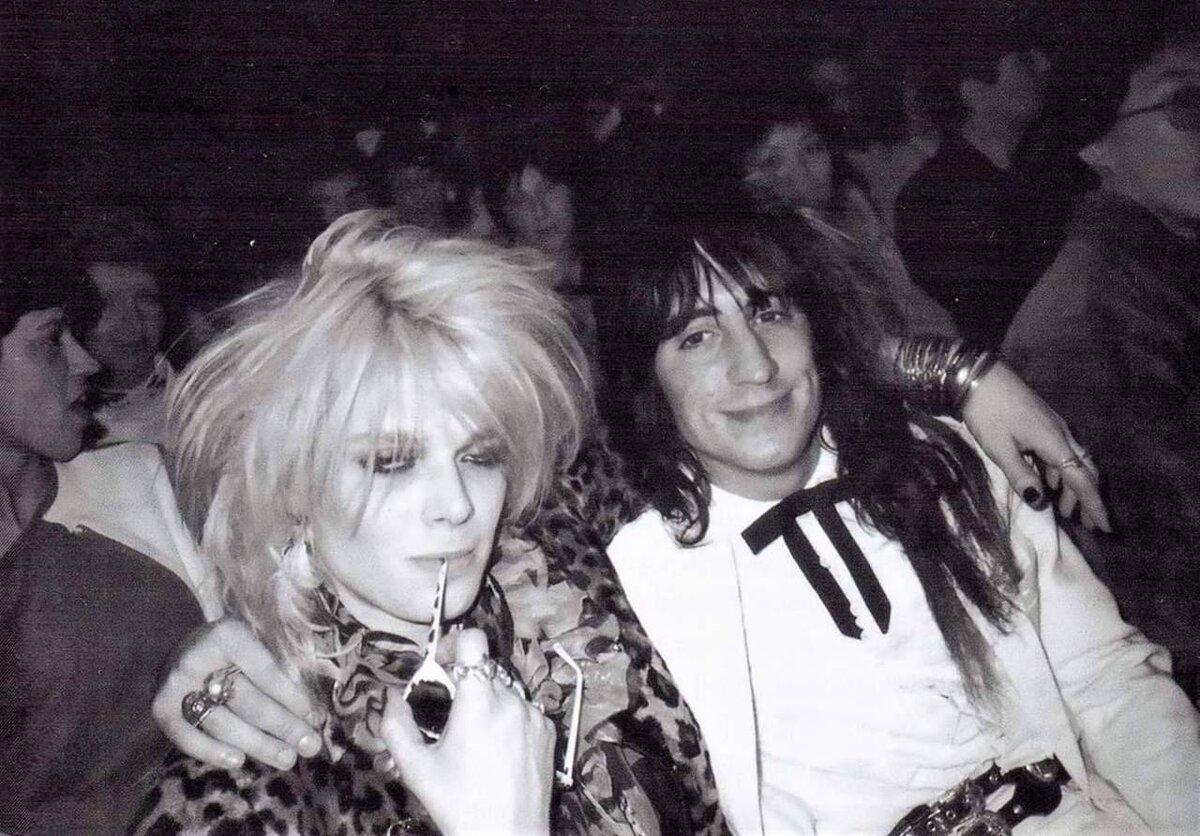 Фронтмен Hanoi Rocks Майкл Монро и барабанщик Раззл