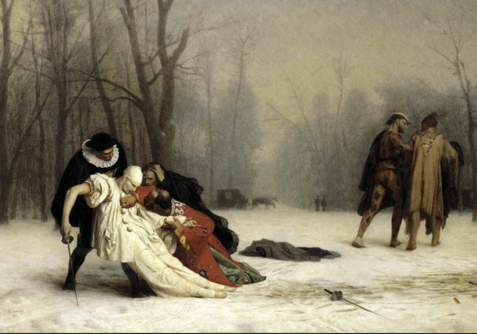 Жан-Леон Жером «Дуэль после маскарада», 1857