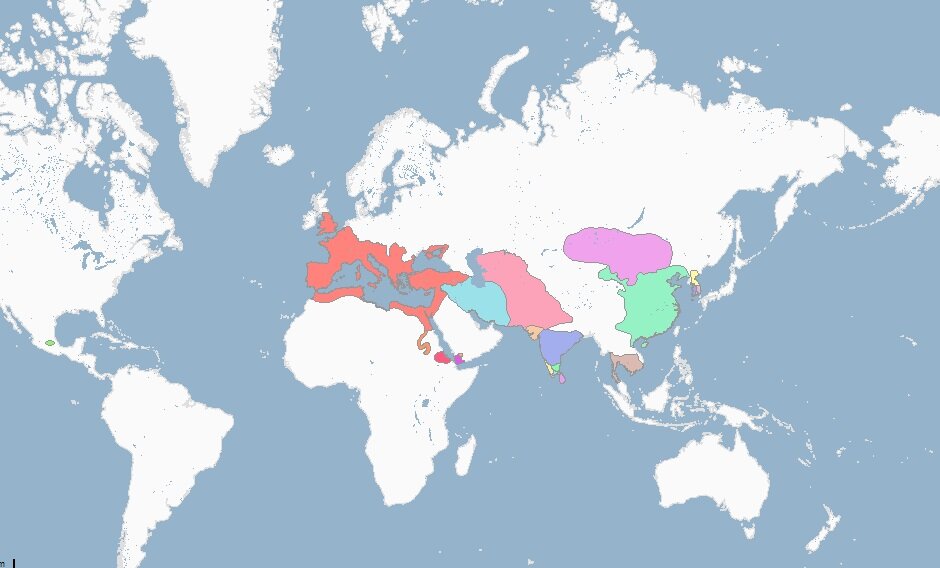 Мир в 128 году.