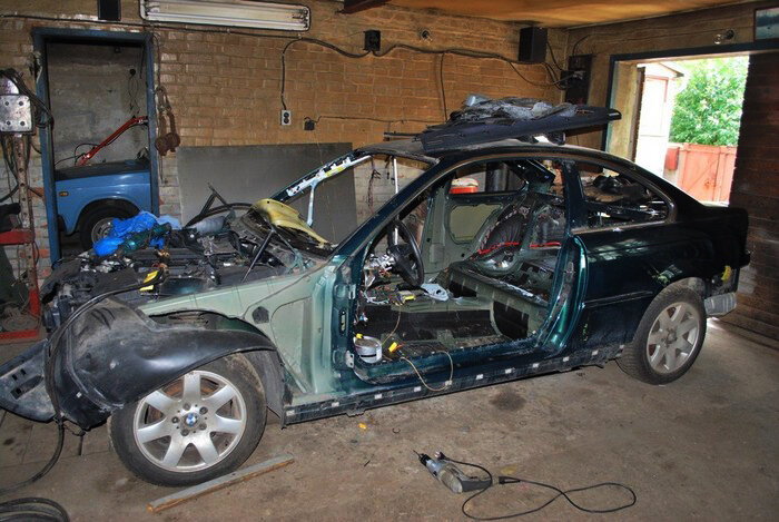 В процессе работы