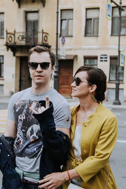 Иван Абрамовов с женой 