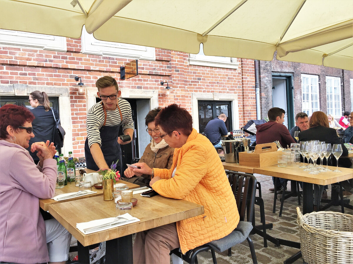 Копенгаген, Ньюхавн, Cafe Klods Hans. Фото из архивов автора