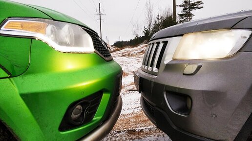 Поспорил новый УАЗ Патриот против Джип Гранд Чероки. Jeep бездорожье, битва