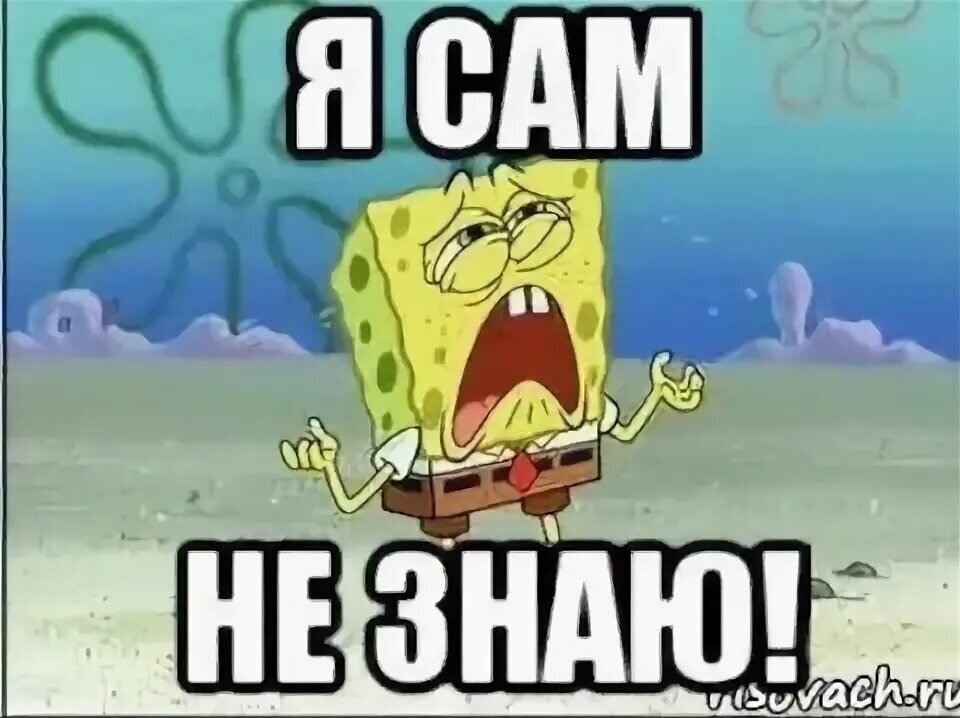 Мем картинка не знаю