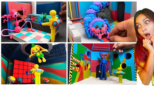 Видео лепка poppy playtime 4. Хагги Вагги Поппи плей тайм. Дробилка из Поппи плей тайм.