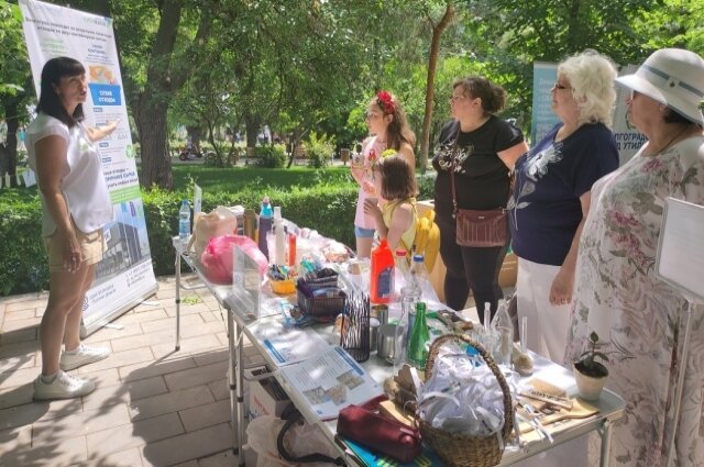   Вниманию гостей представили экспозицию о природных ресурсах и изделиях. Фото: "Ситиматик-Волгоград"