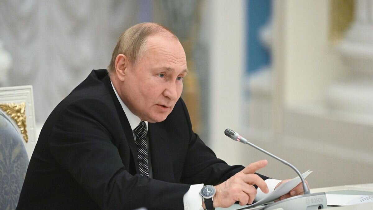    Президент РФ Владимир Путин проводит заседание президиума Государственного Совета© РИА Новости / Сергей Гунеев