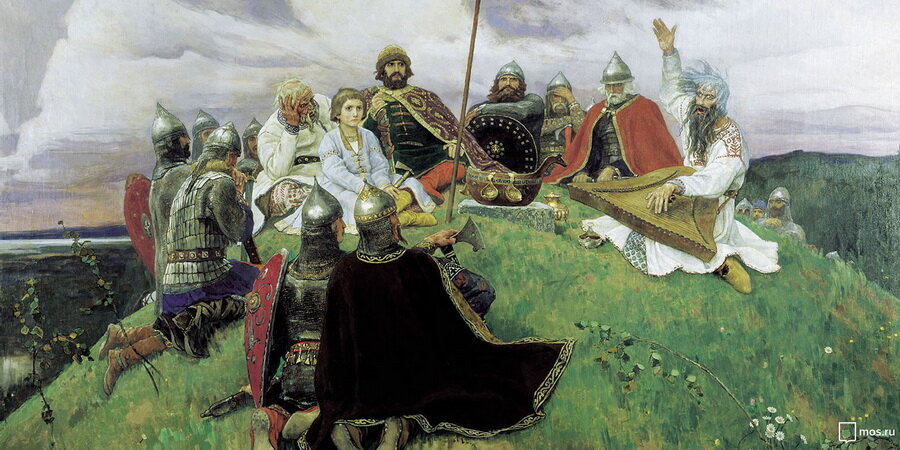 В. Фаворский. Иллюстрация «Слова о полку Игореве». 