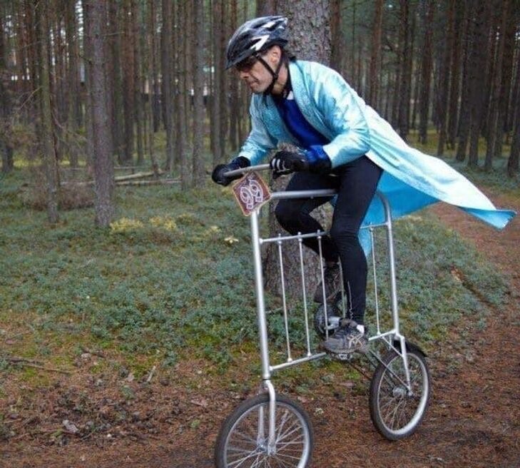 Нелепый велосипед