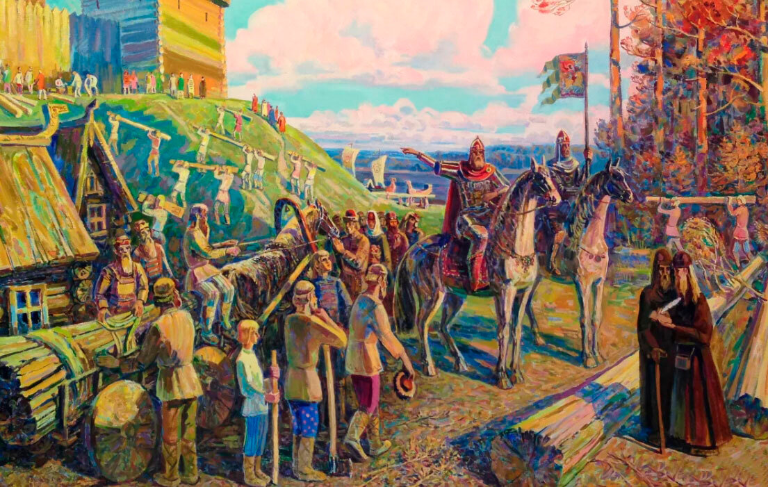 Основание Москвы Юрием Долгоруким