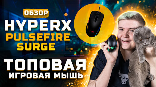 Топовая игровая мышь | Обзор HyperX Pulsefire Surge