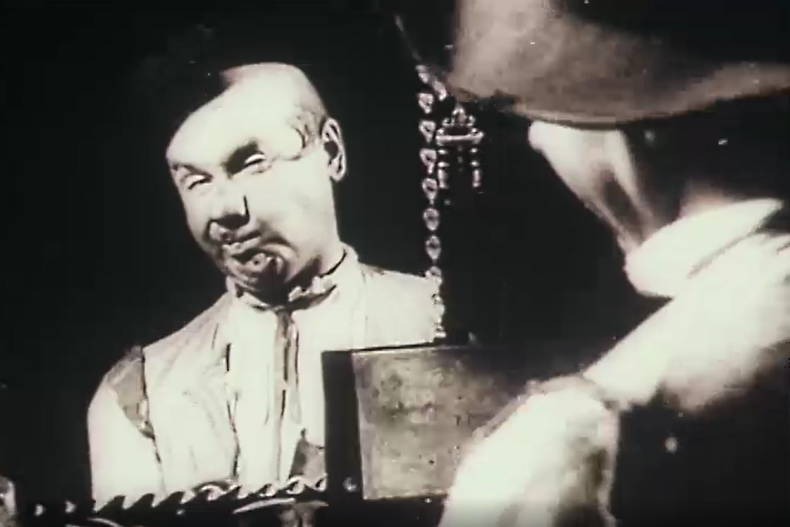 Кадр из программы "Игорь Владимирович Ильинский. Уроки жизни" (1983)