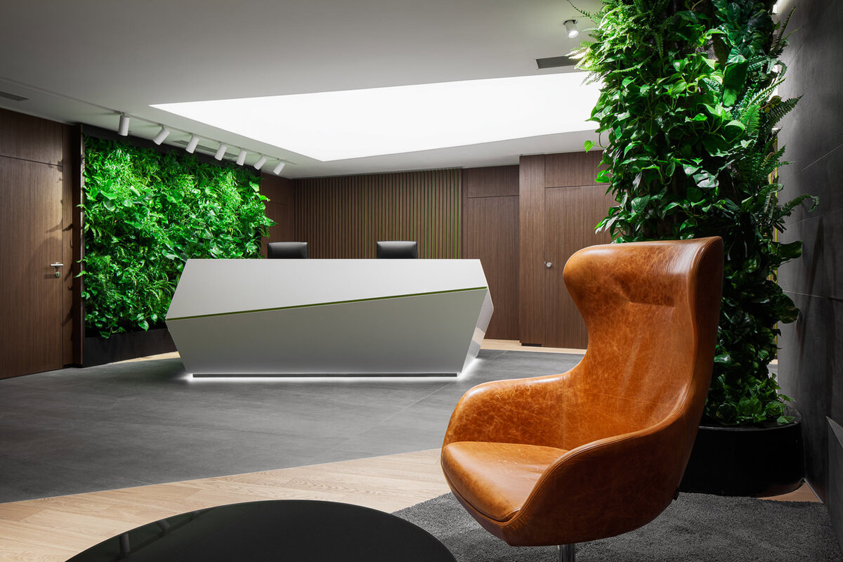 Интерьер офиса Sberbank Private Banking по дизайну бюро MA Project.