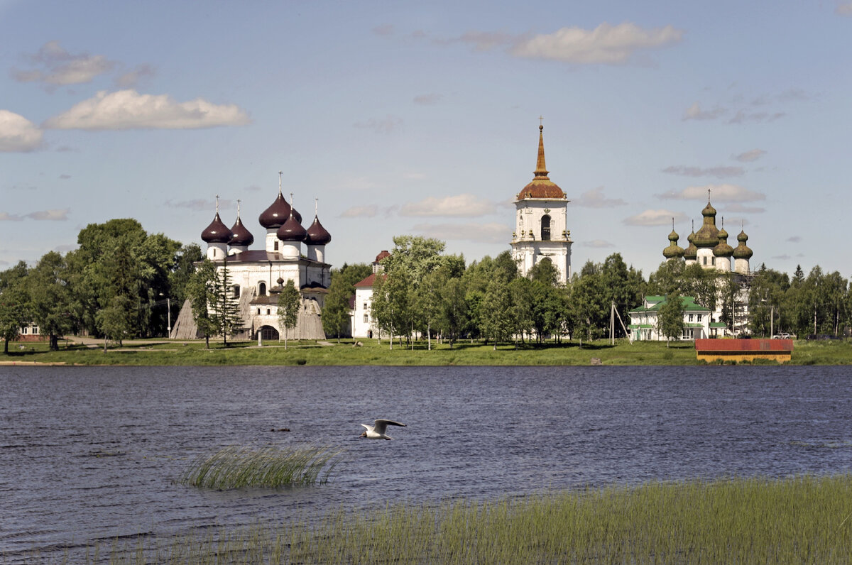 набережная в каргополе