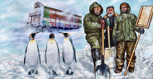    Полярники Ильшат Мухаметьянов © ИА REGNUM