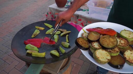 ОВОЩИ на САДЖЕ и КУРИНАЯ ГРУДКА