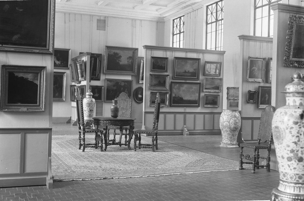 Зал искусства Голландии XVII века. 1924. Фото. Отдела визуальной информации ГМИИ им. А.С. Пушкина