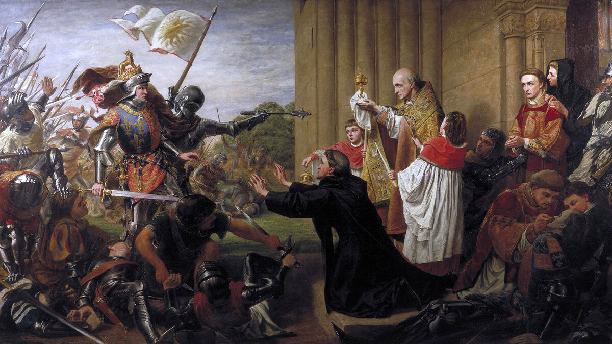 Герцог Йоркский вступает в Вестминстерское аббатство