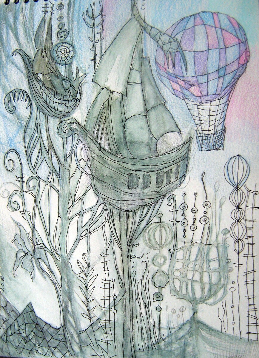 Порой насмешки Дон Хуана над Вами приводят к тому, что Ваши небесные корабли садятся на мель, запутываясь в кронах деревьев - и в данном случае выбраться из ситуации поможет только воздушный шар, а никак не ключи