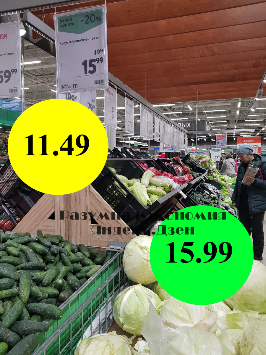 Как изменились цены на продукты за 2 года в конкретном магазине