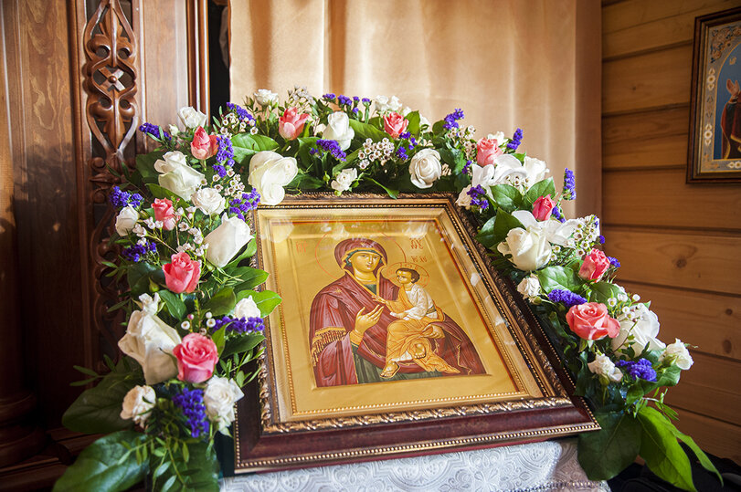     Икона Божией матери "Скоропослушница". Фото: пресс-служба Улан-Удэнской и бурятской Епархии.