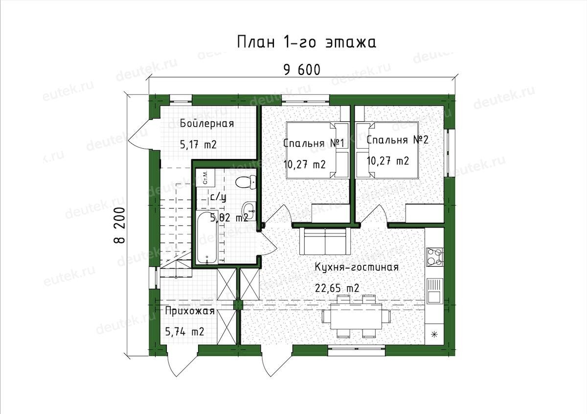 Проект трехэтажного дома 187 м2 с балконом в стиле ХАЙ-ТЕК | DEUTEK -  проектирование домов | Дзен