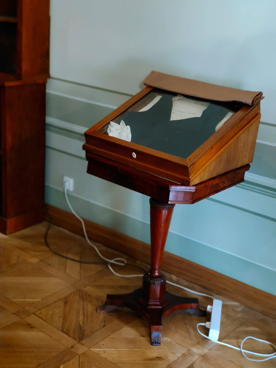 Жилет Пушкина с его перчаткой