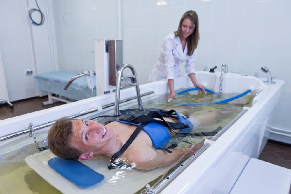 Санаторий "Луч" лечение позвоночника . Вытяжка