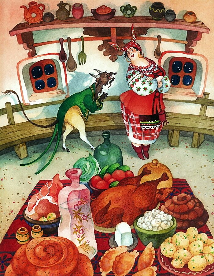 Солоха и черт.