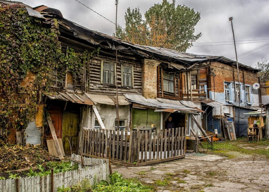барачное жилье в Туле, фото Е. Никитина