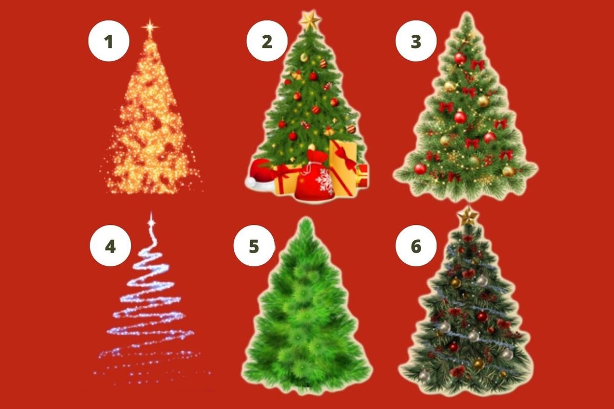     Выбери свою новогоднюю елку — и узнай, какая черта доминирует в твоем характере