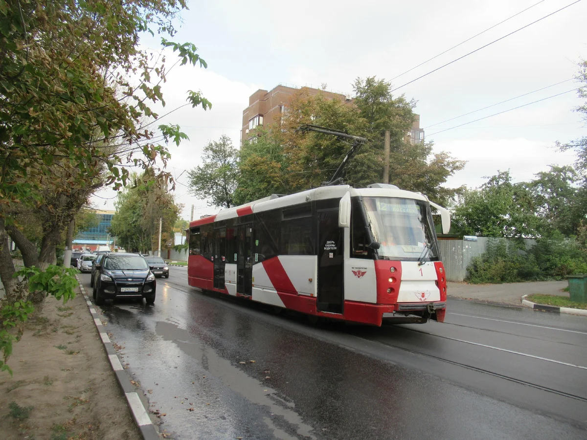 Вагон ЛМ-2008 (71-153) № 1, ул. Николая Руднева, 09.2019 года