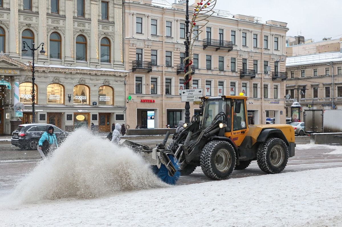 Уборка улиц от снега