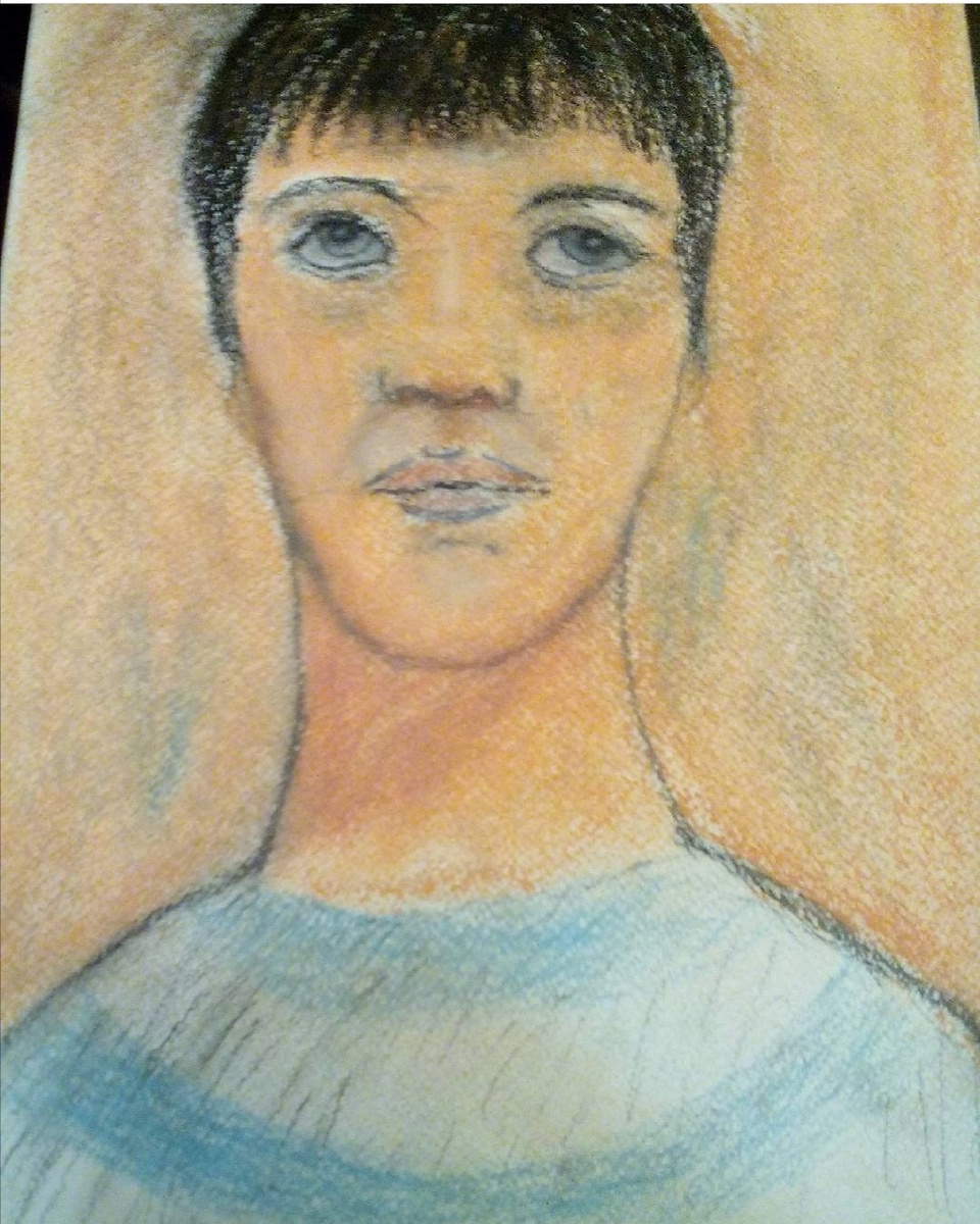 Этот был сделан пораньше, пастелью