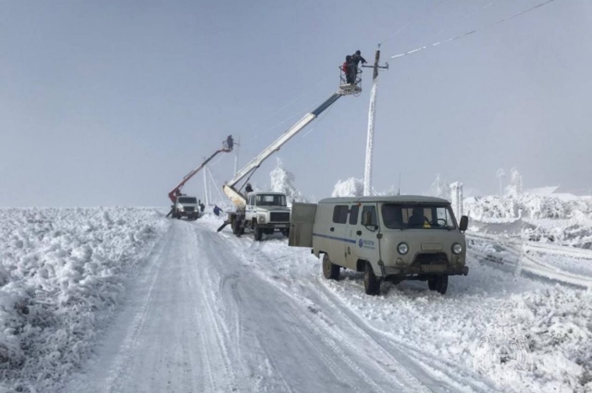    Жители трёх сел в КБР снова получают электроэнергию после аварий на ЛЭП