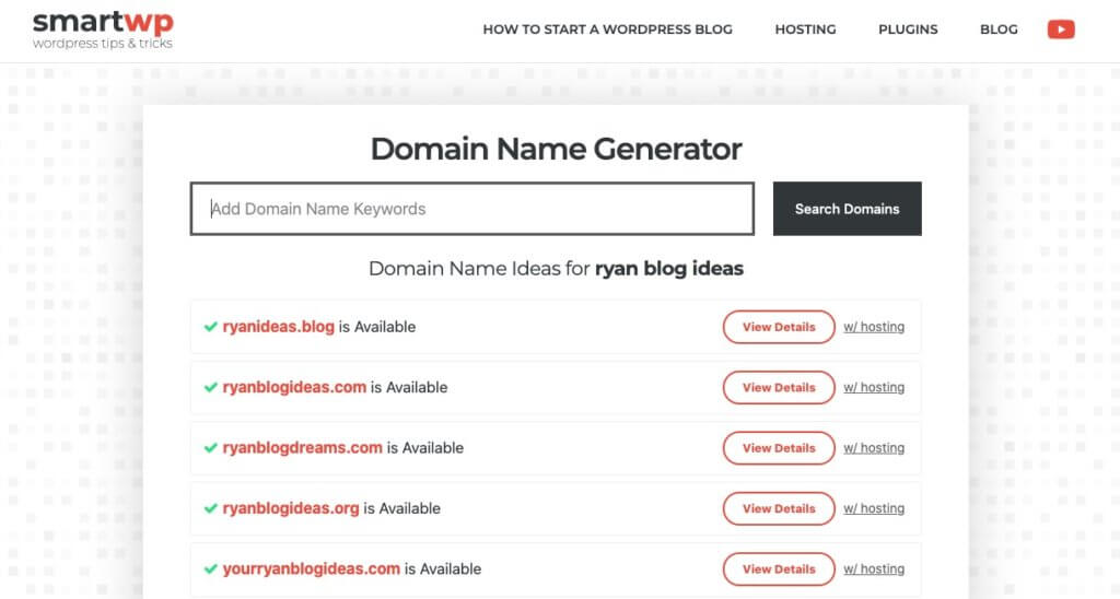 Domain generator