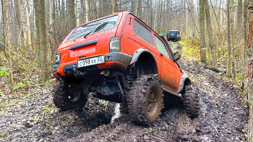 НИВА за 2.000.000 с турбиной и БОРТОВЫМИ редукторами попала в ловушку ...