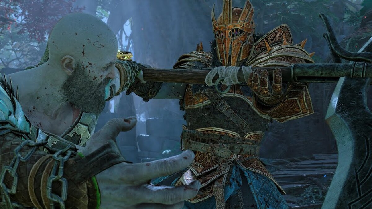 Полководец Фиске - God of War Ragnarok [Без урона - Сложность Бог войны] Бой с Боссом