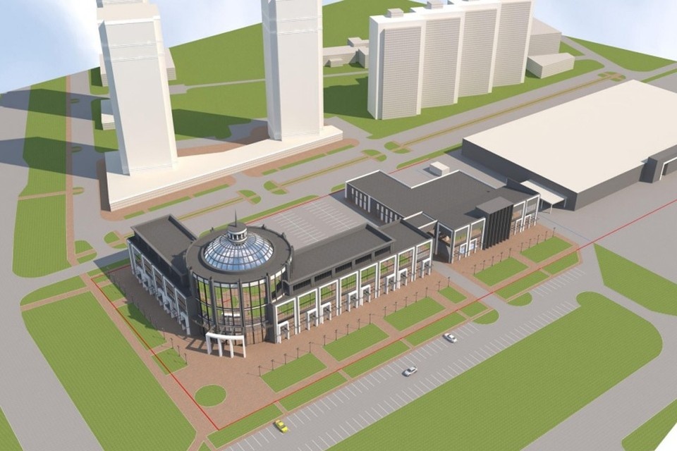     Проект торгового центра  пресс-службы администрации Барнаула