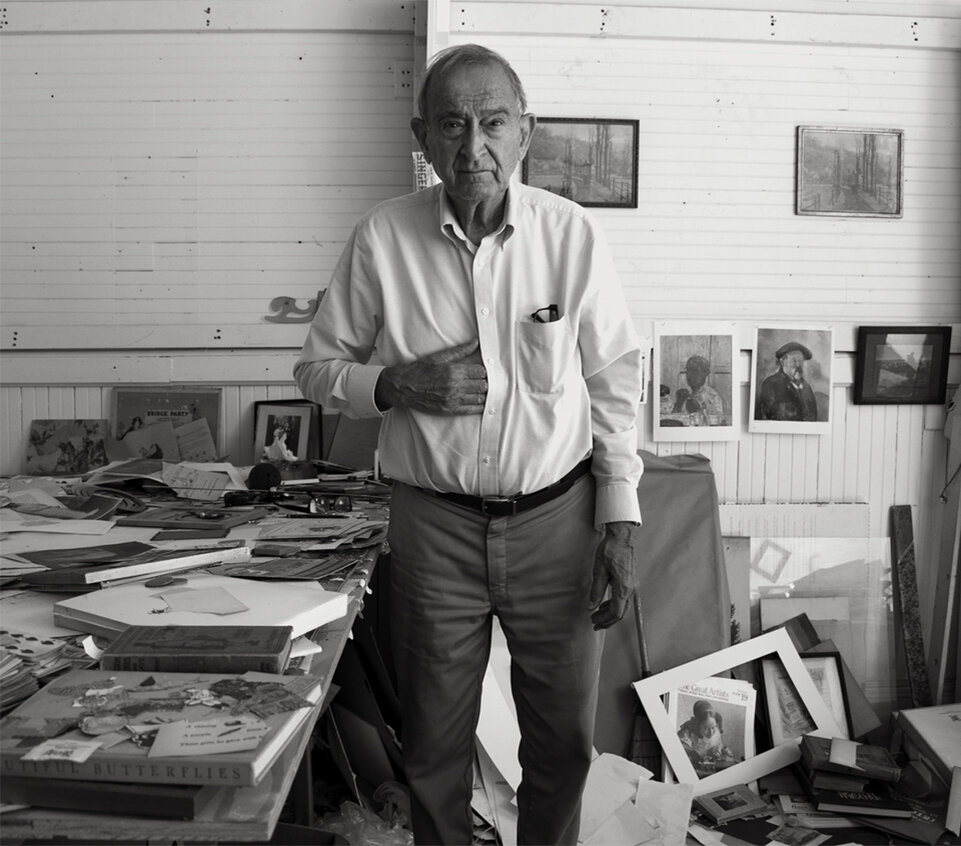 Варужан Богосян в своей студии в Ганновере, Нью-Хэмпшир, 27 сентября 2015 год. Снимок сделала Элиз Харари. Фото: Википедия