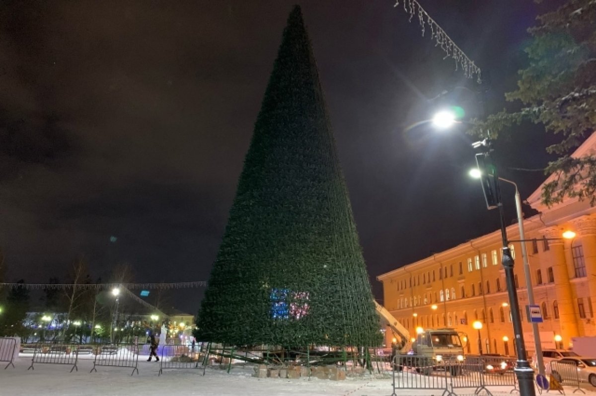    Огни на главной новогодней елке Томска зажгут 17 декабря