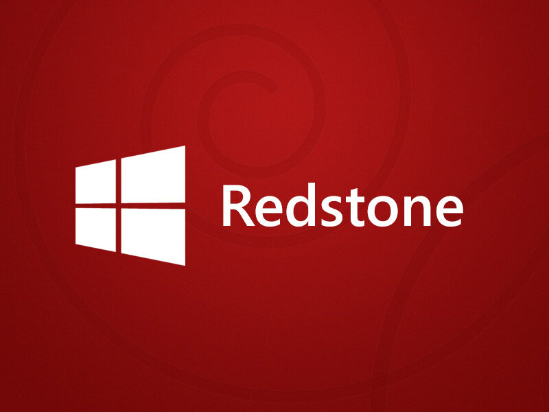 Windows redstone дата выхода. Windows Redstone. Windows 10 Redstone. Windows 10 Redstone 1. Redstone лого.