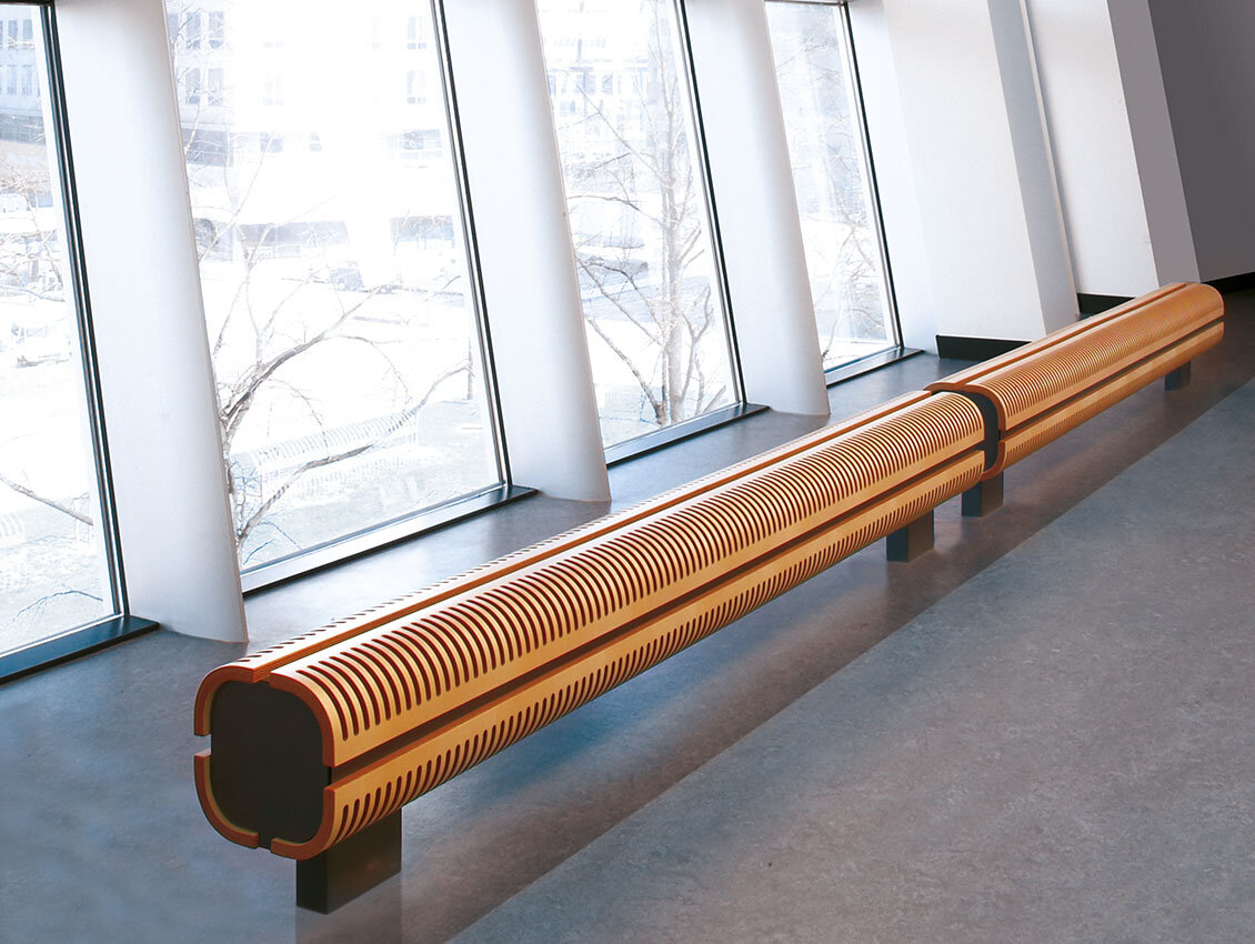 Напольный конвектор Jaga Knockonwood Free-standing DBE