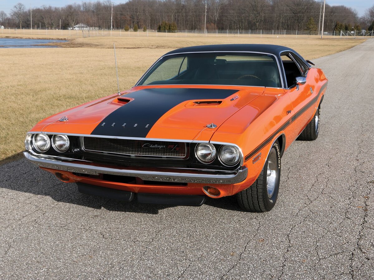 Dodge Челленджер 1969 оранжевый