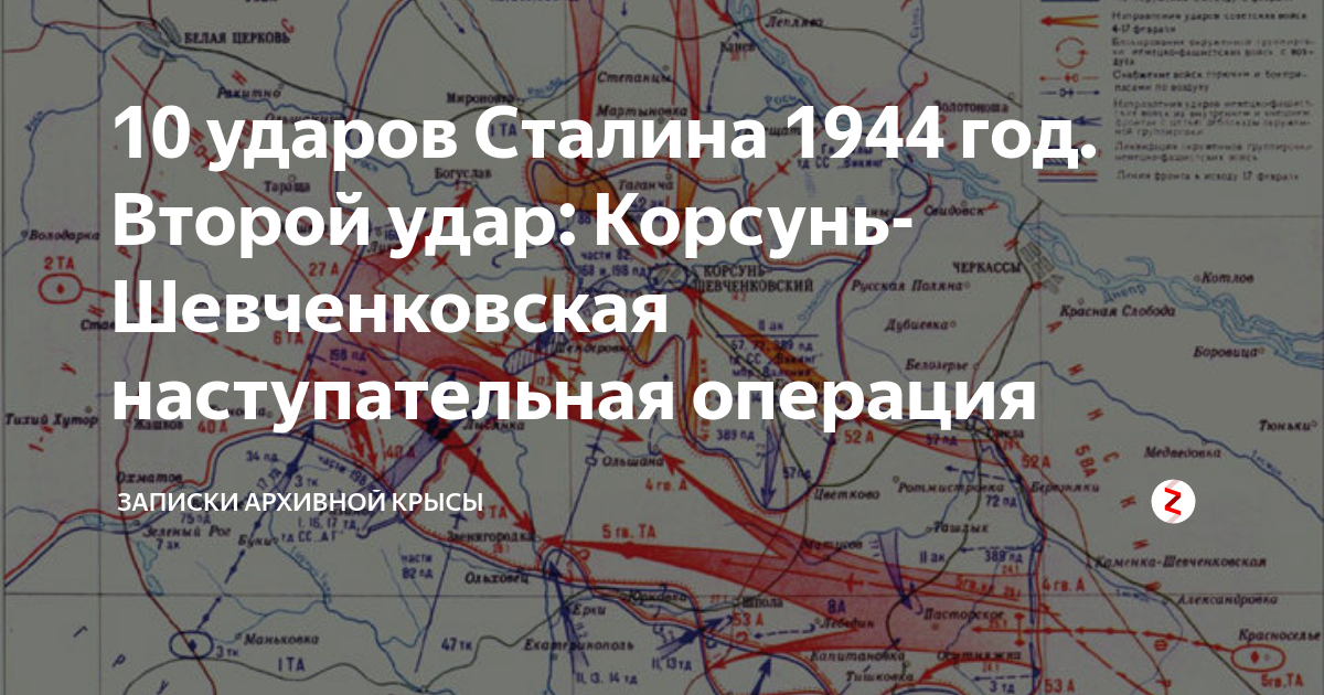 10 сталинских ударов 1944 года