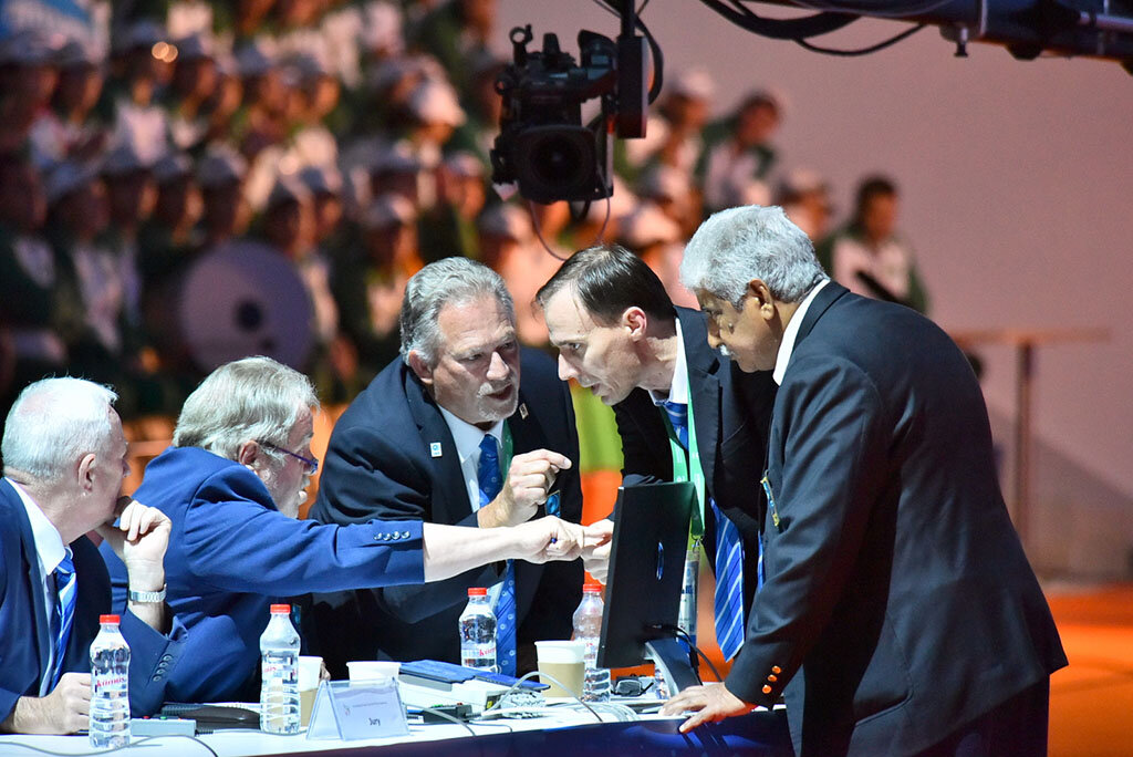 Дискуссия судейской коллегии