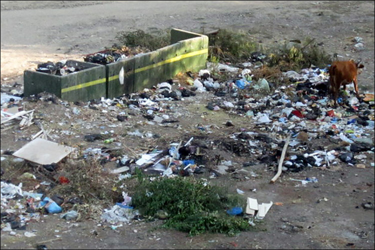 Мусорный полигон под Ташкентом. Фото с сайта Gazeta.uz