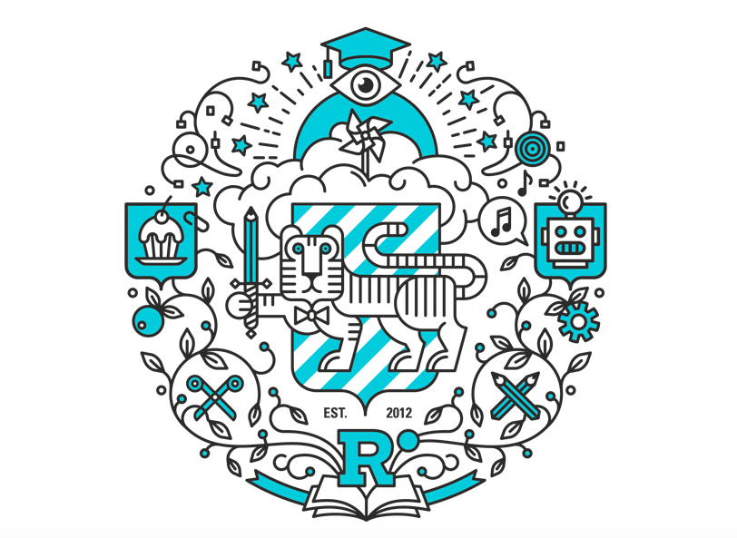 Логотип для книжного магазина RESPUBLICA* University